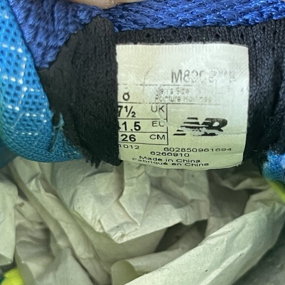 New Balance Men's Size 8 M890v3 Blue/Yellow Running Shoe Made in USA Sneakers - Picture 12 of 12